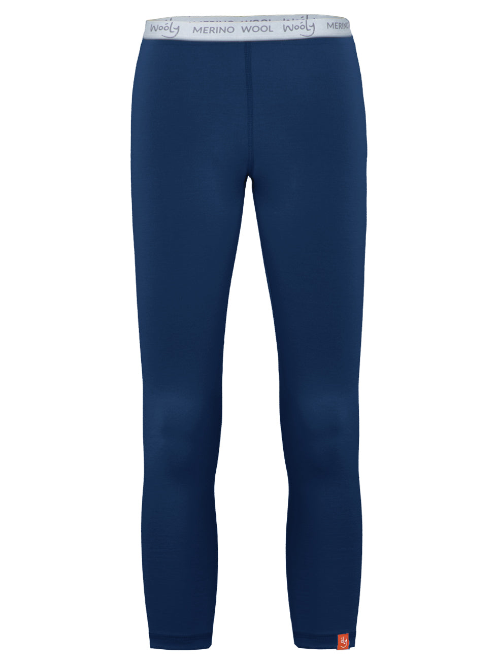 Wooly Kid's Thermal Underwear Set Soft Merino Wool Deep Blue Ages 2-10yo