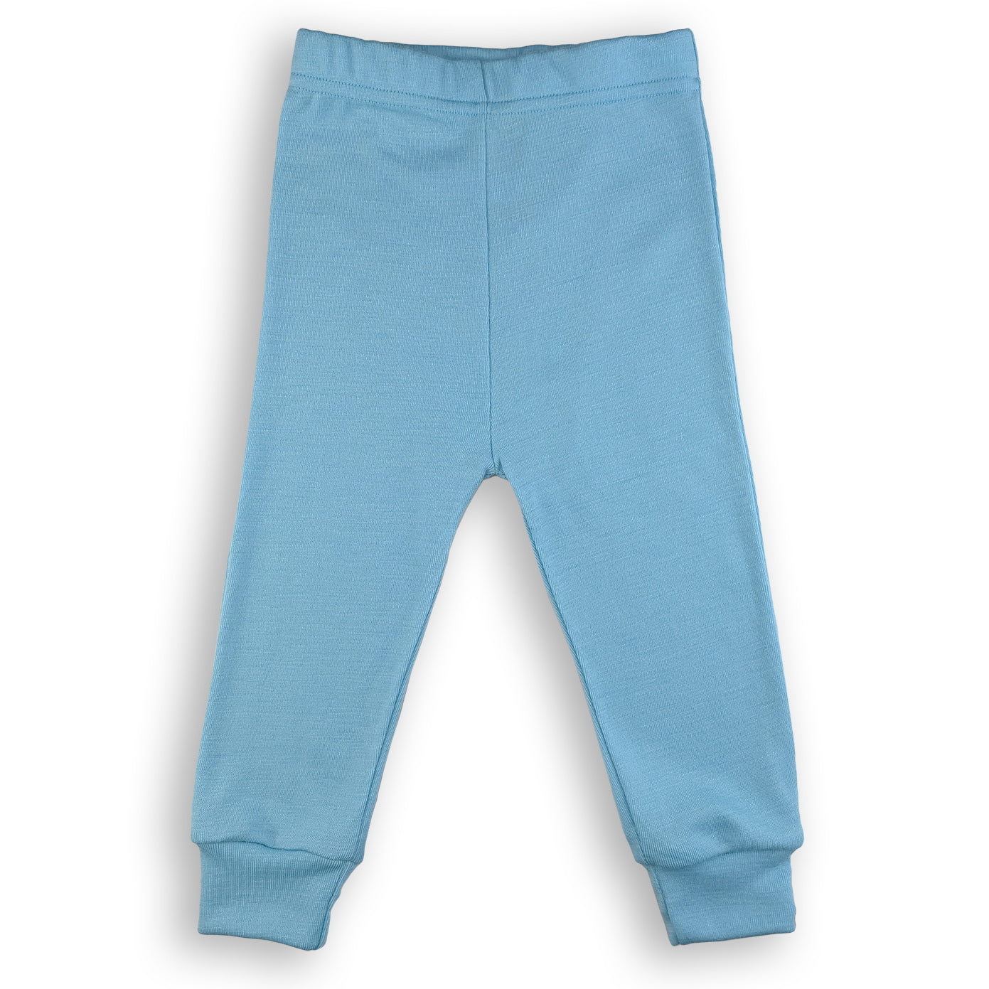Wooly Thermal Baby Leggings 100% Soft Merino Wool Blue