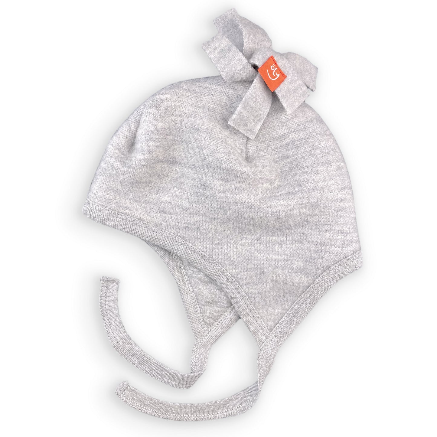 Wooly Kid's Thermal Fleece Hat 100% Soft Merino Wool Gray