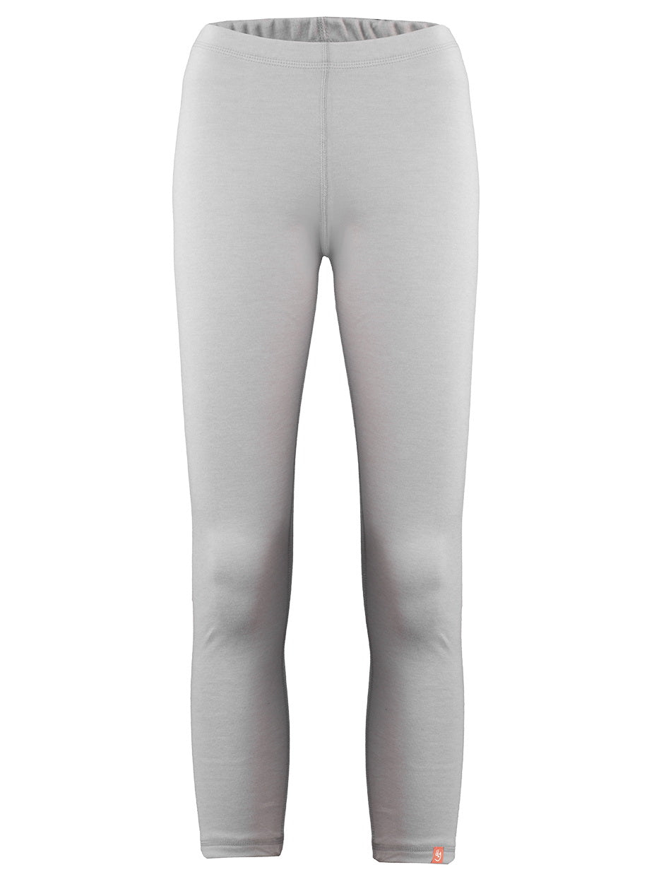 Wooly Kid's Thermal Underwear Set Soft Merino Wool Grey Ages 2-12yo