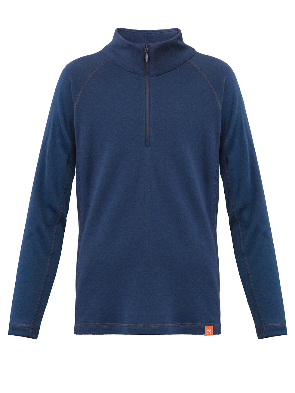 Wooly Kid's Thermal Underwear Set Soft Merino Wool Dark Blue Ages 2-12yo