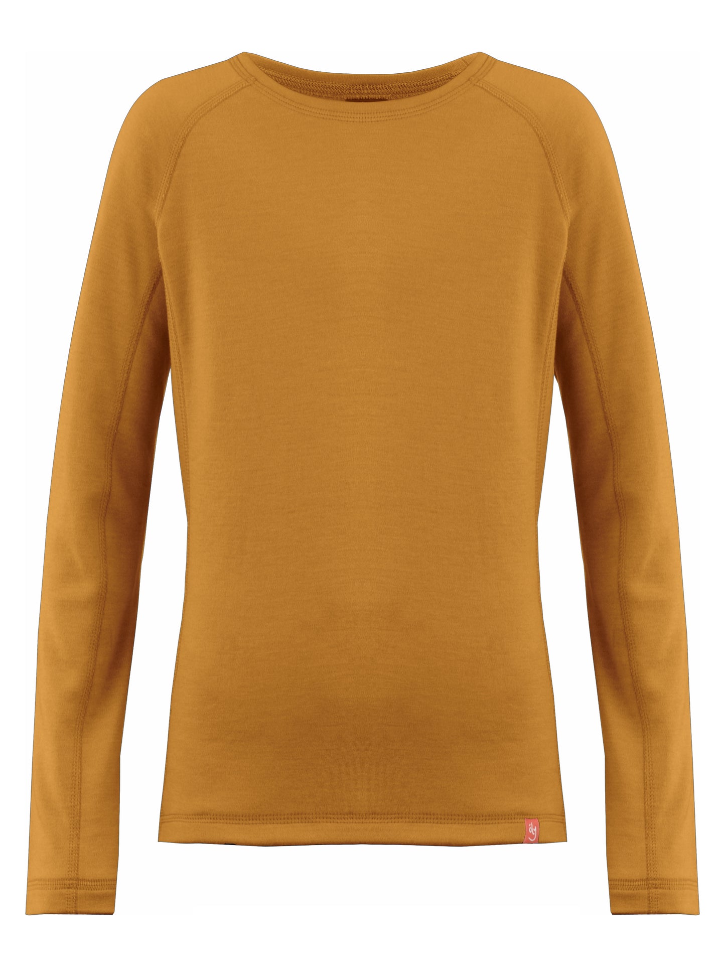 Wooly Kid's Thermal Underwear Set Soft Merino Wool Mustard Ages 2-10yo