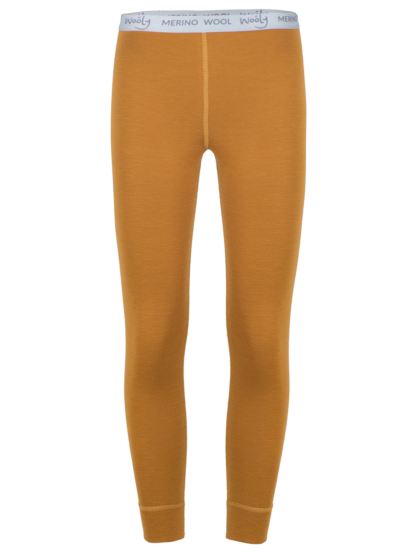 Wooly Kid's Thermal Underwear Set Soft Merino Wool Mustard Ages 2-10yo